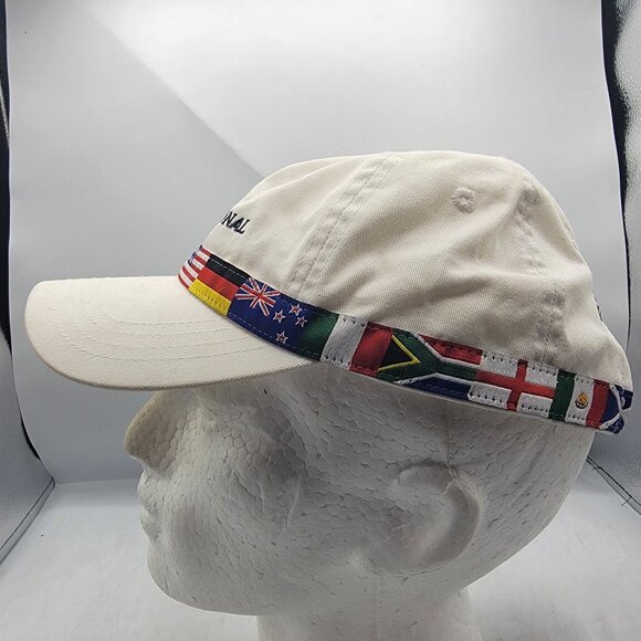 Castle Pines International Flags White Baseball Hat Cap Outdoors Casual - Picture 2 of 9